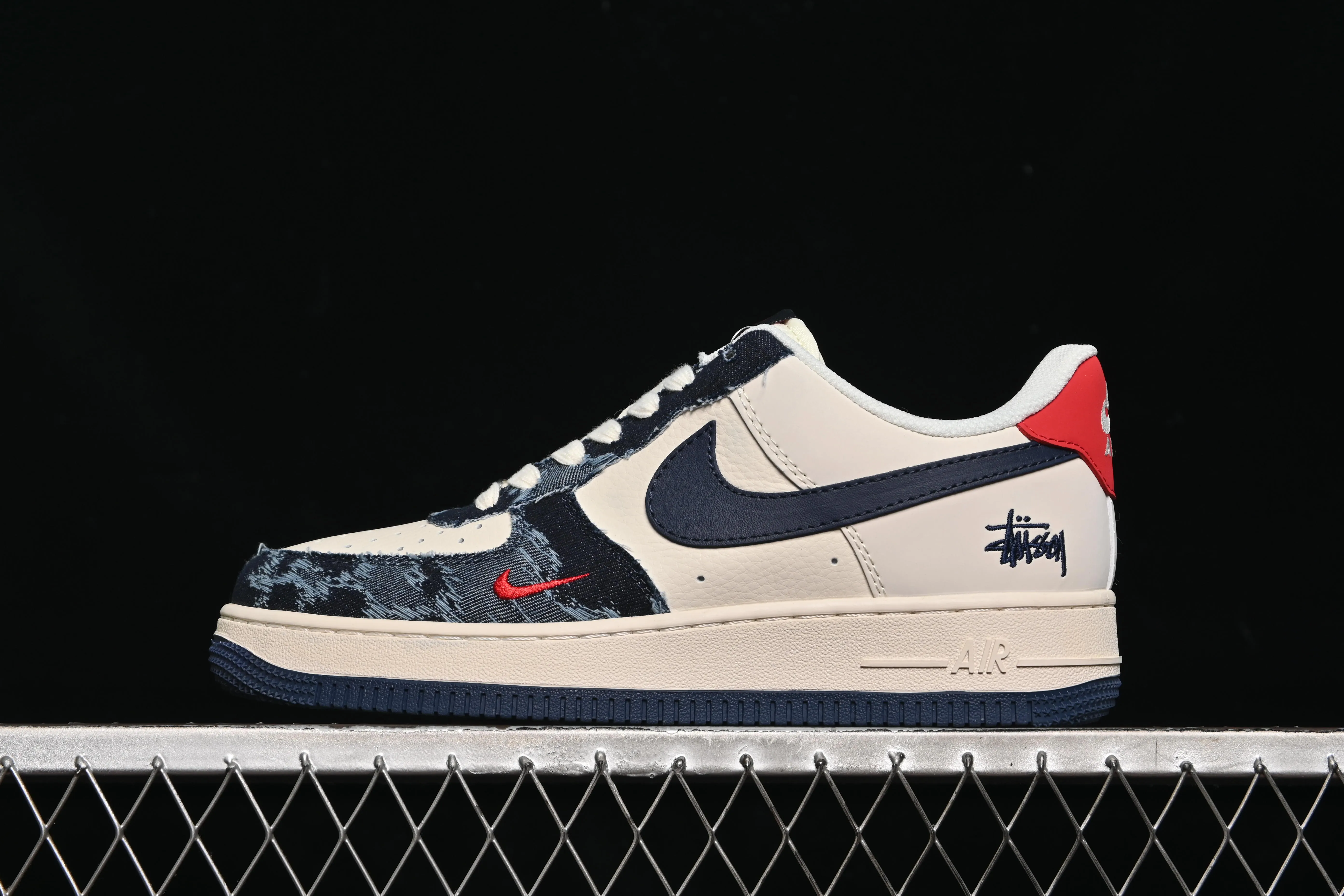 All categories Nk Air Force 1 Air Force series Nk Air Force 1 Low Air Force low-top Nike Air Force 1'07 Low Stussy co-branded distressed denim Air Force 1 low-top casual sneakers XS1958-579